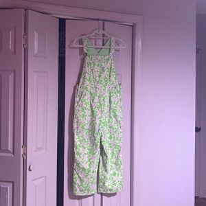 Vintage Lilly Pulitzer Overalls Size Small